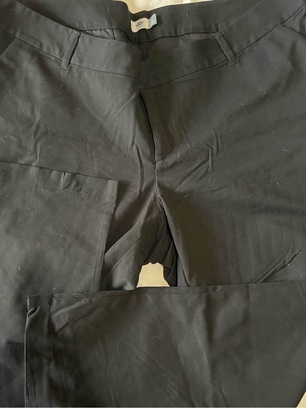 Black Dress Pants - Classic Straight Fit Long 34” Inseam Old Navy 28 Plus Size